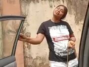 VIDEO: Drunk Lady Flirts With Bolt Driver In Benin City